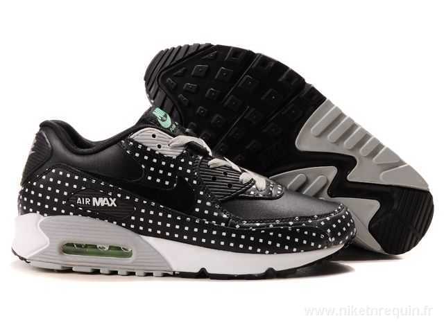 Chaussures Nike Noir Et Blanc Air Max 90